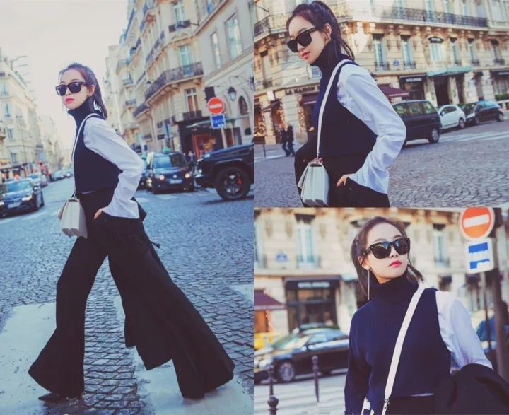 毛衣衬衫最爆表穿搭方法,男生圆领毛衣穿搭衬衫