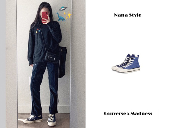 唐嫣你的小白鞋该换换了，同样是配厚外套欧阳娜娜帅哭了