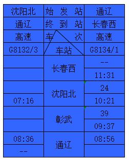 赤峰到通辽的火车站列车时刻表,廊坊到通辽火车站列车时刻表