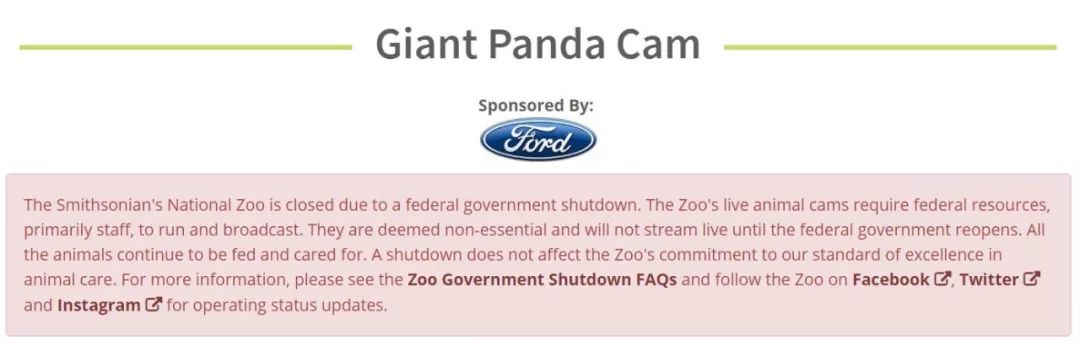 美国政府关门，“直播熊猫”画面被掐！美国网友炸锅：你们把我惹毛了