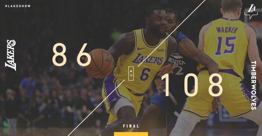 湖人vs森林狼老詹最后一球,老詹绝杀森林狼后第二天球队洗牌