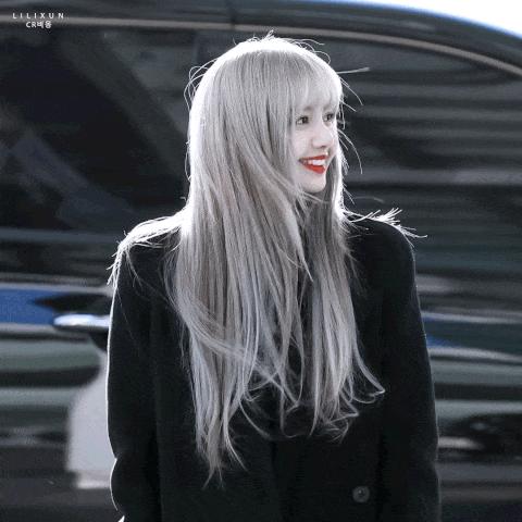 lisa新发色是什么颜色,lisa同款发色青木亚麻灰