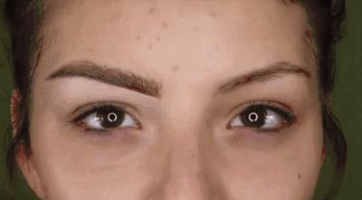 残眉修复,残眉画眉