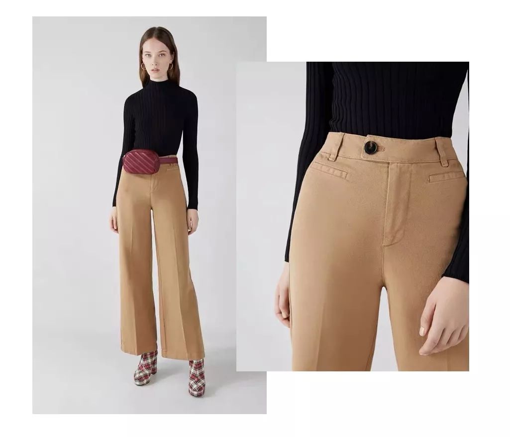 里面再穿条宽松阔腿裤也显瘦,能穿秋裤的阔腿裤推荐