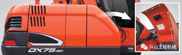 斗山挖掘机dx55-9c有多高,小挖机dx55