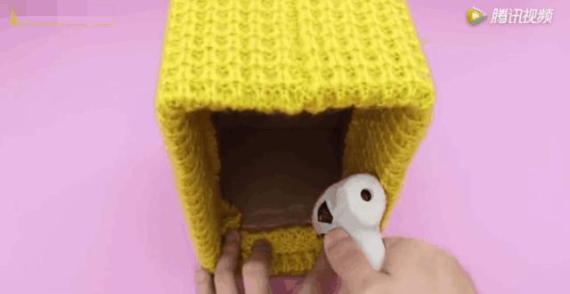 旧毛衣先别扔剪一刀美翻了,旧毛衣一件变两件