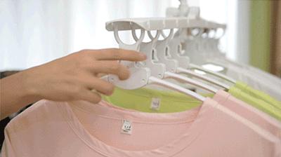 实用衣架挂钩,魔术衣架可折叠便携式多功能衣架