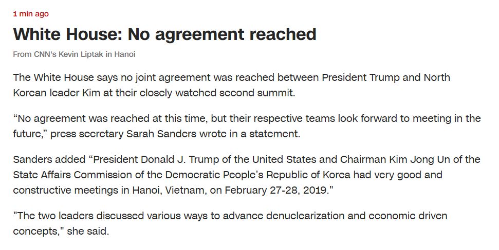 中美两次会议对比,朝美三次会谈