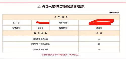 2018一级防火工程师考后感，233网校喜报连连！附图~