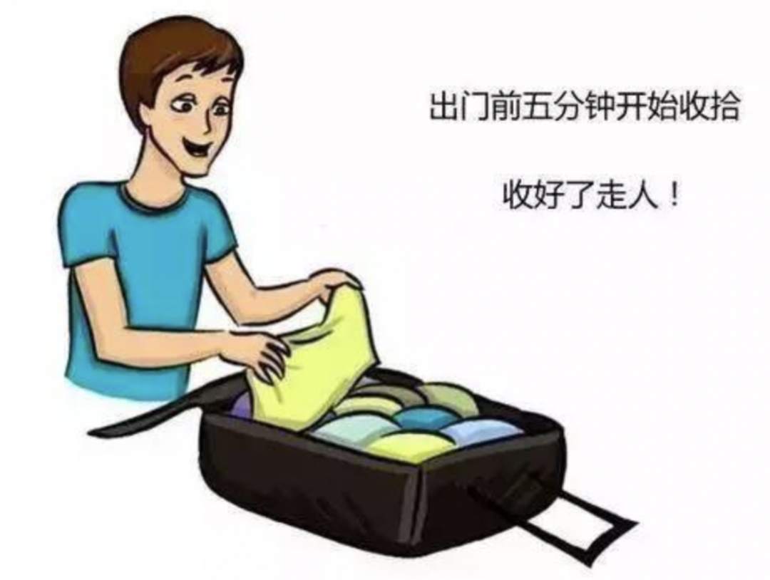 精致女孩出门旅行收纳行李箱,行李箱收纳技巧夏天旅游