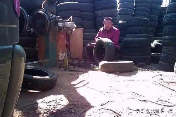 打了火补的旧轮胎回收价格多少钱,爆了的旧轮胎回收价格多少钱