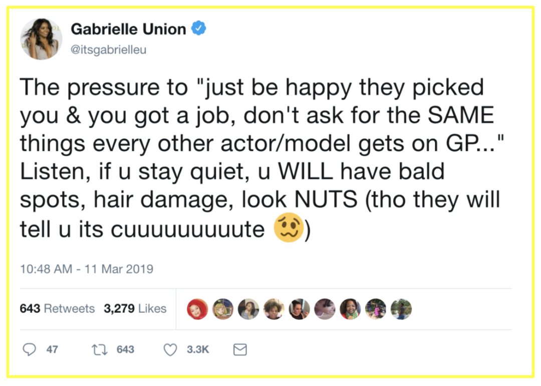 #Meme：好莱坞的黑人演员待遇足够平等吗？看头发是没有