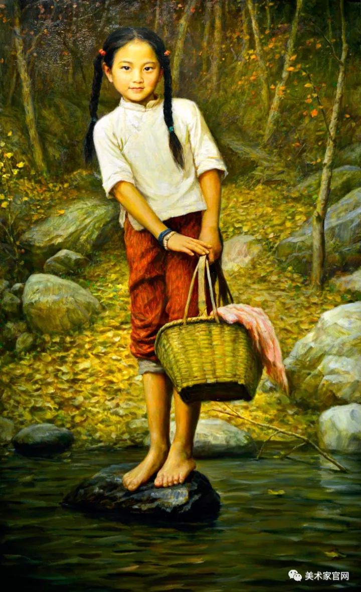 这是我见过最美的油画,日本女生最美的油画