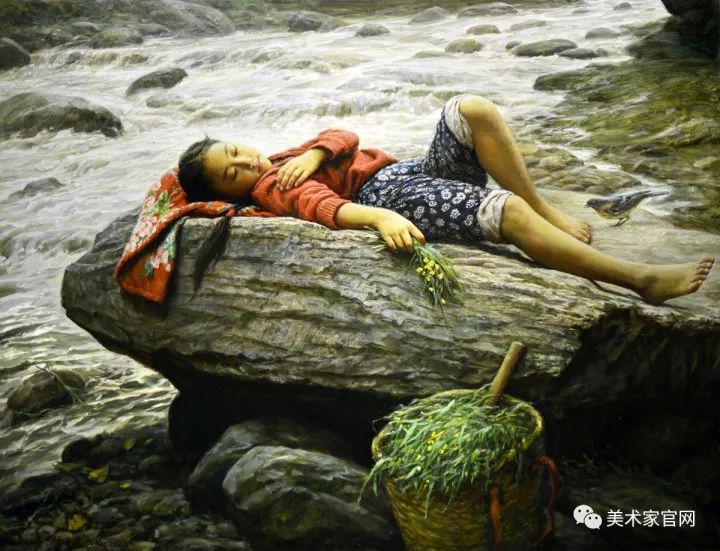 这是我见过最美的油画,日本女生最美的油画