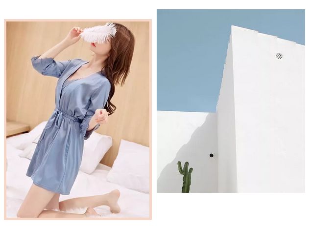 美到犯规的法式风情睡衣，丝滑修身，穿上肌肤像开了柔光一样美好。