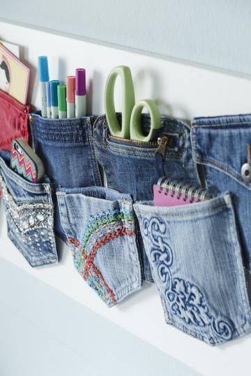 旧牛仔裤改造收纳袋的视频,旧牛仔裤改造废物利用方法