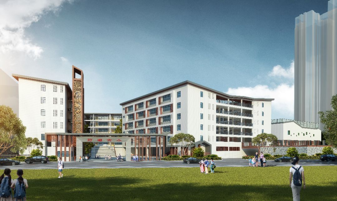 灯湖六小是第一梯队,灯湖六小航拍