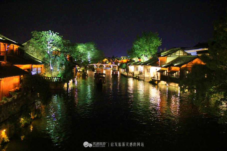 乌镇夜色唯美句子,乌镇夜色美景