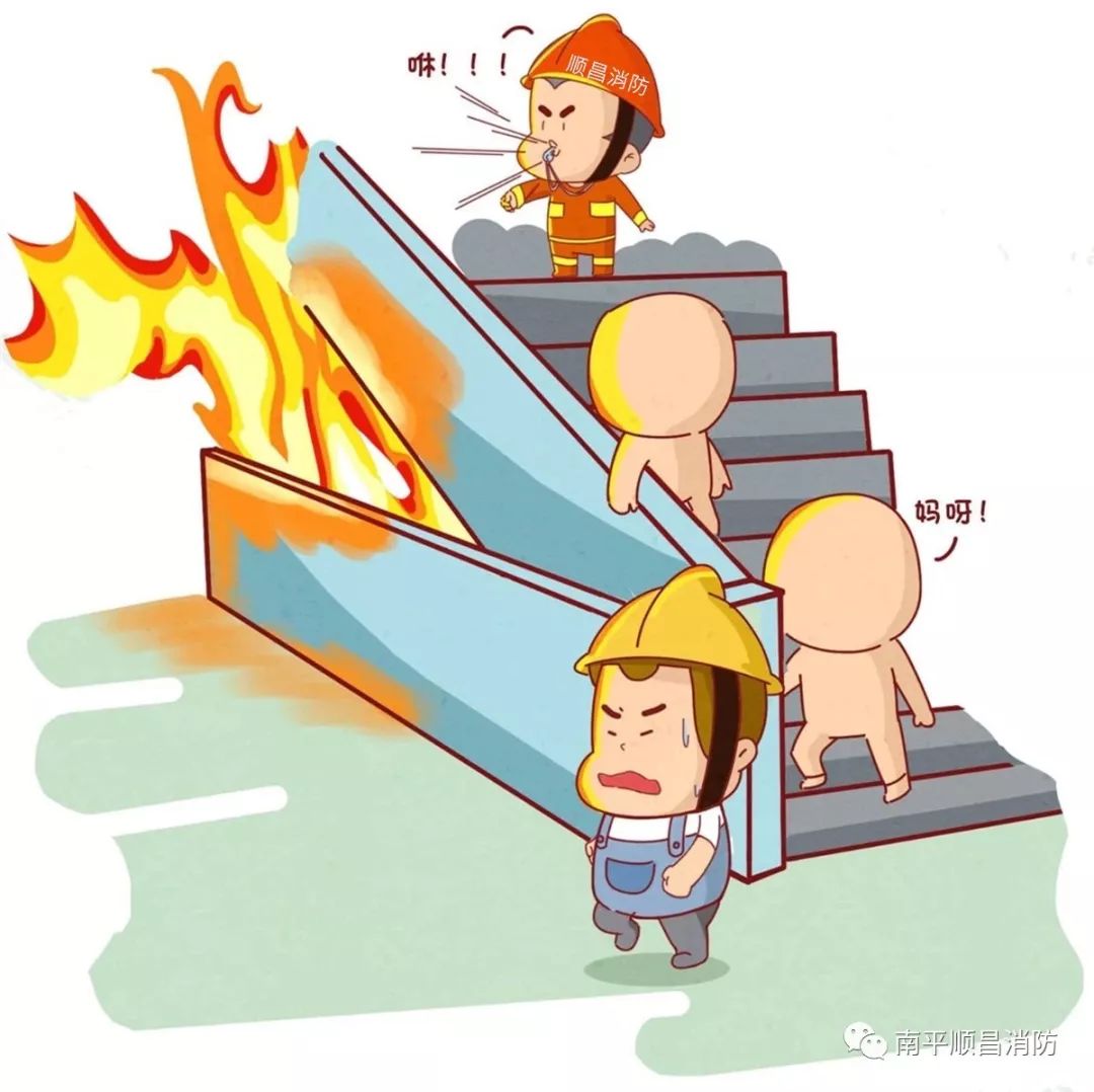 防火火灾逃生十要诀漫画,火灾逃生自救十法漫画