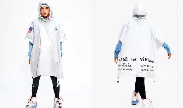 耐克艺术家联名款,耐克推出腰包雨衣