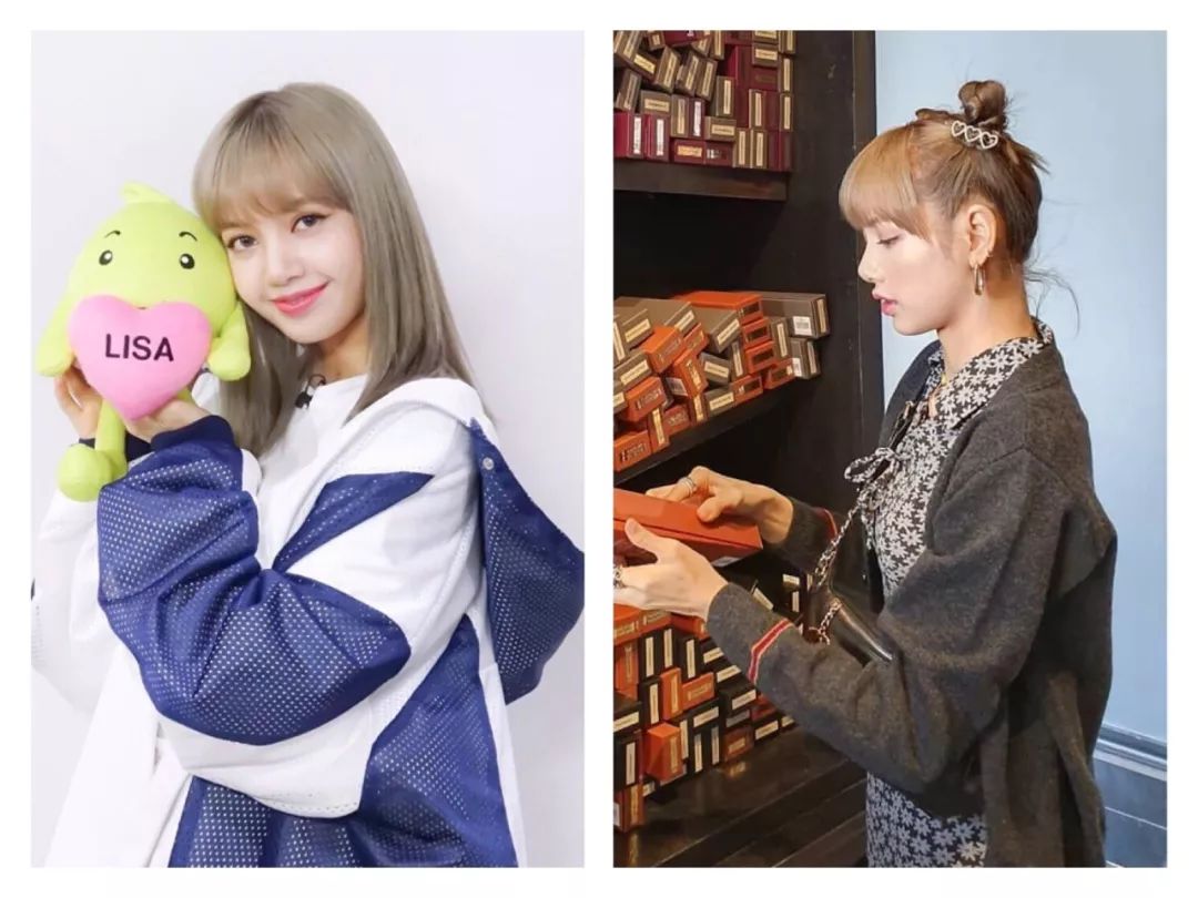 lisa新发色是什么颜色,lisa同款发色青木亚麻灰