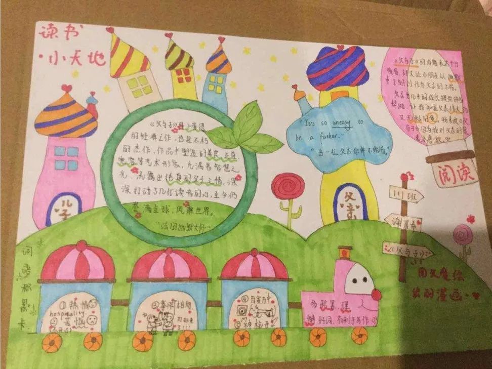 品味翰墨文香，记录阅读时光——丁荷111班阅读小报