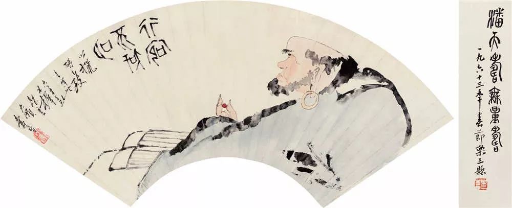 潘天寿诗意小品30幅情趣盎然,潘天寿仕女图