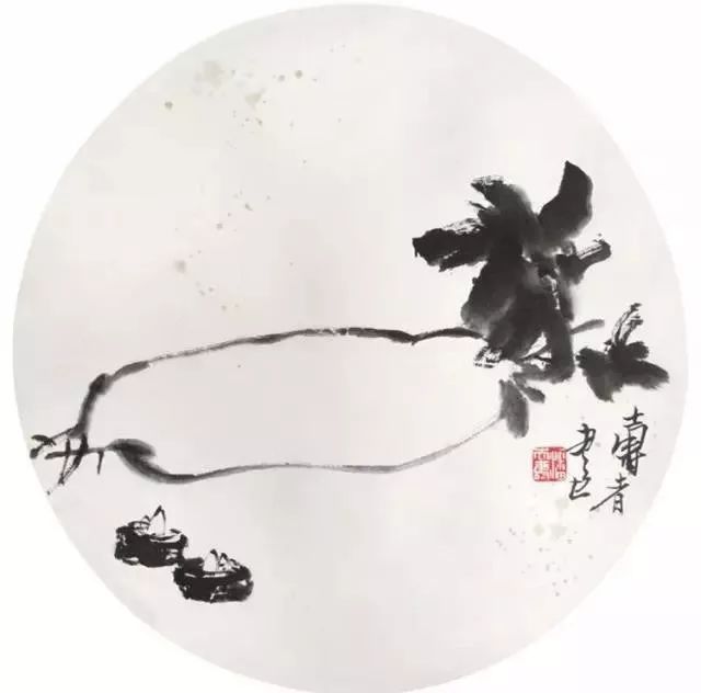 潘天寿诗意小品30幅情趣盎然,潘天寿仕女图