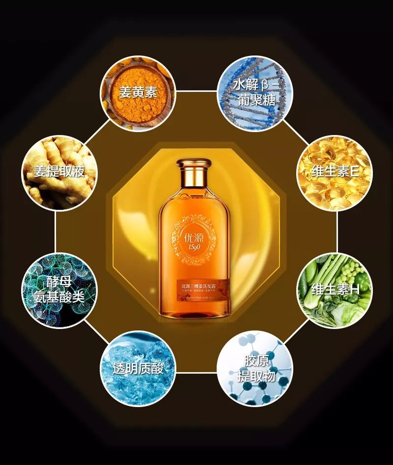 头皮生姜精华修护洗发水,一瓶洗护一体的原浆洗发水