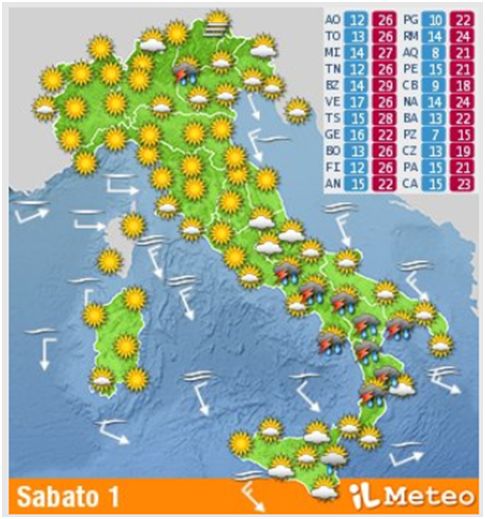 「意·天气」6月热浪来袭！明日起，意大利全面升温，最高可达35度！