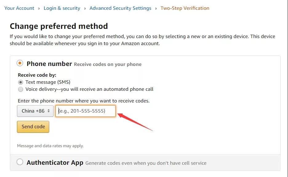 怎么修改亚马逊账号密码,亚马逊后台显示需要上传电话号码