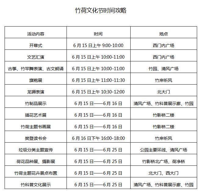 这个夏天，一起来狮山公园观竹赏荷吧！