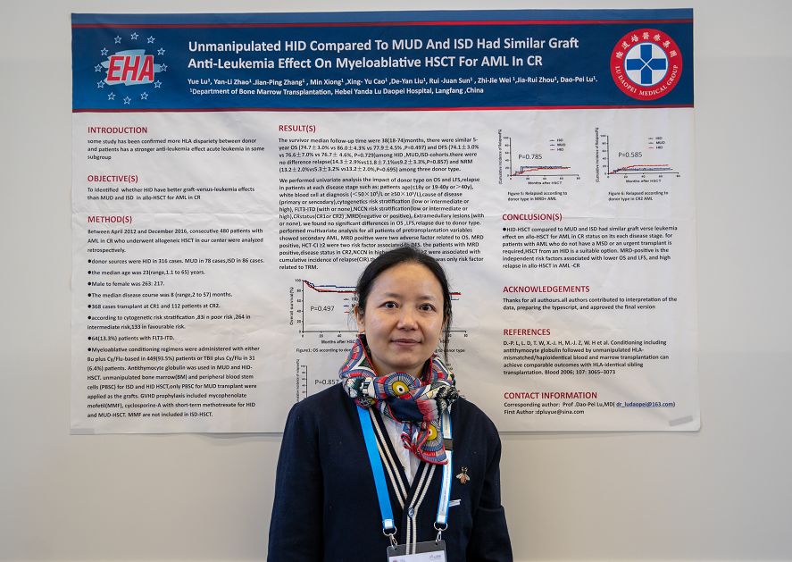 2019EHA速递|陆道培医院卢岳主任专访：半相合移植为CR态势的AML患者提供更多选择