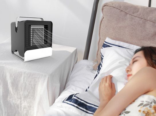 小风扇加湿制冷,桌面小风扇喷雾制冷