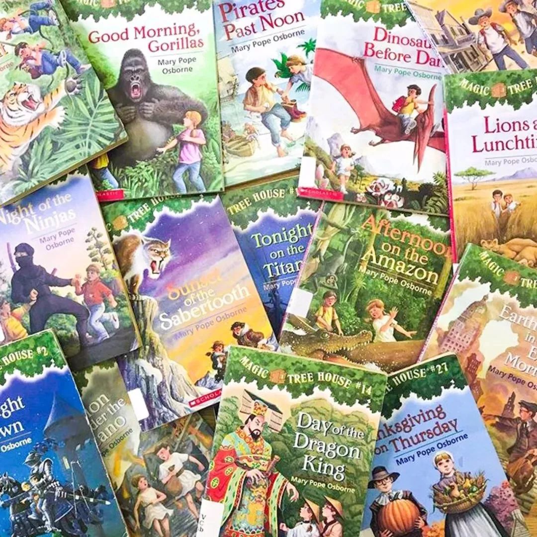 树屋英文原版书单推荐,英文童书神秘树屋