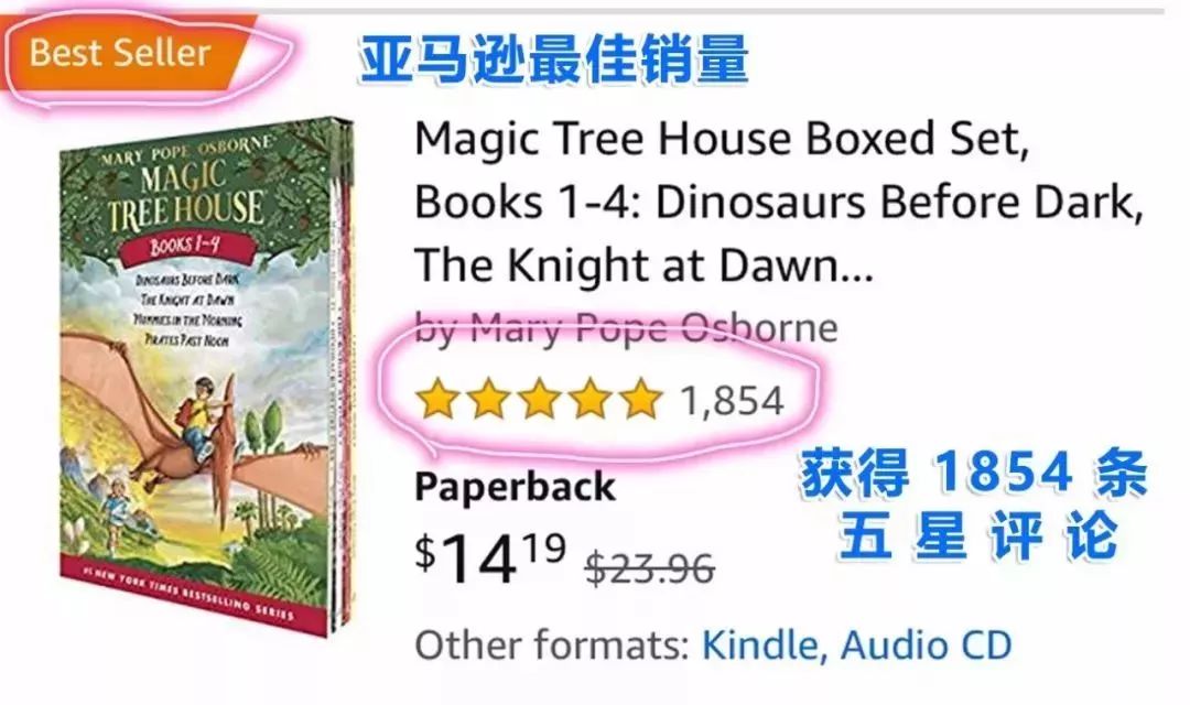 树屋英文原版书单推荐,英文童书神秘树屋