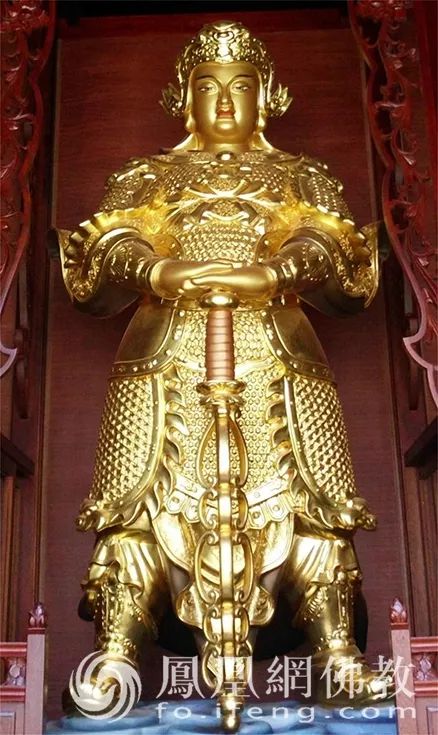 韦陀菩萨满背图,韦驮菩萨像功德