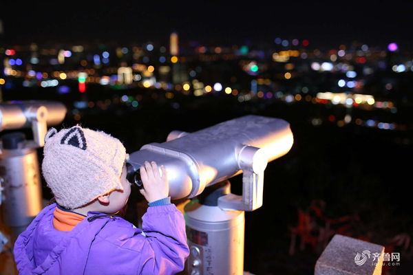 济南夜晚旅行路线,济南手绘地图