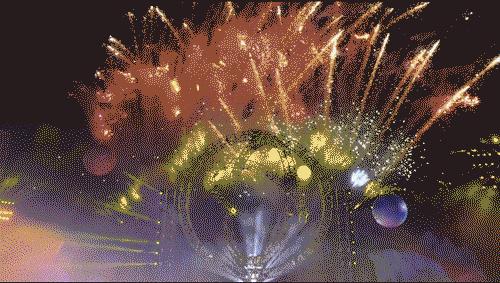 美到窒息的光影秀,美到极致烟花视频