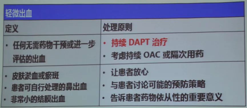 李自成：双抗治疗过程中发生出血如何处理？｜OCC2019