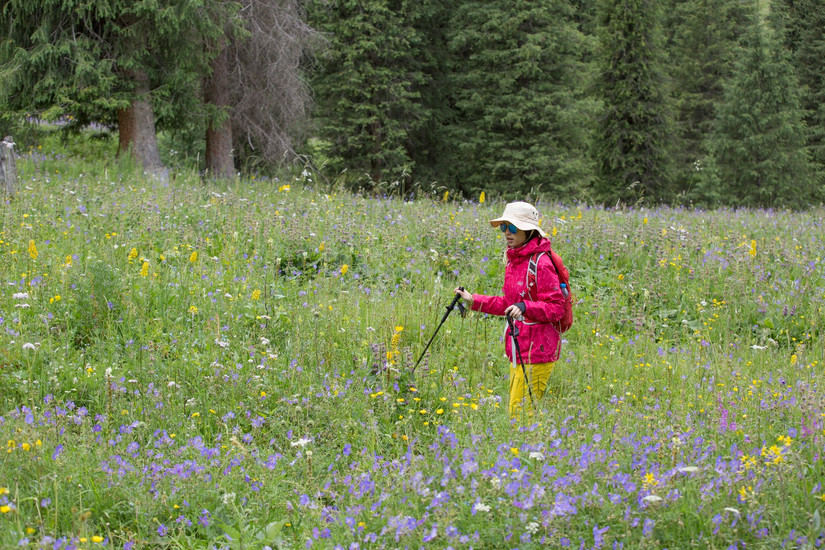 狼爪冲锋衣沙漠橙,伊犁那拉提旅游冲锋衣穿搭