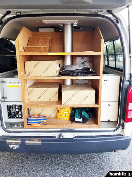 「火腿专题」雅虎拍卖一台丰田4驱广播转播车，配电动天线伸缩杆天线，价格1万日元起拍