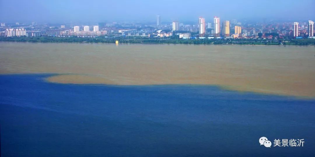 刷屏了！临沂三河口再现“琅琊八景”之“沂水拖蓝”！