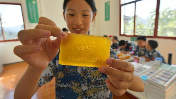 炎陵手工茶麸皂,手工茶皂