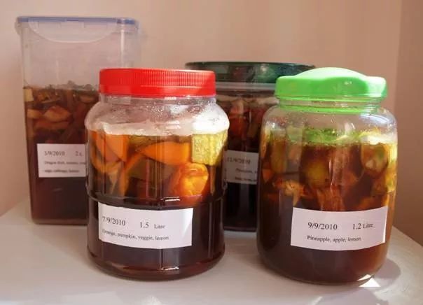 自制的食用的环保酵素,环保酵素家庭做法