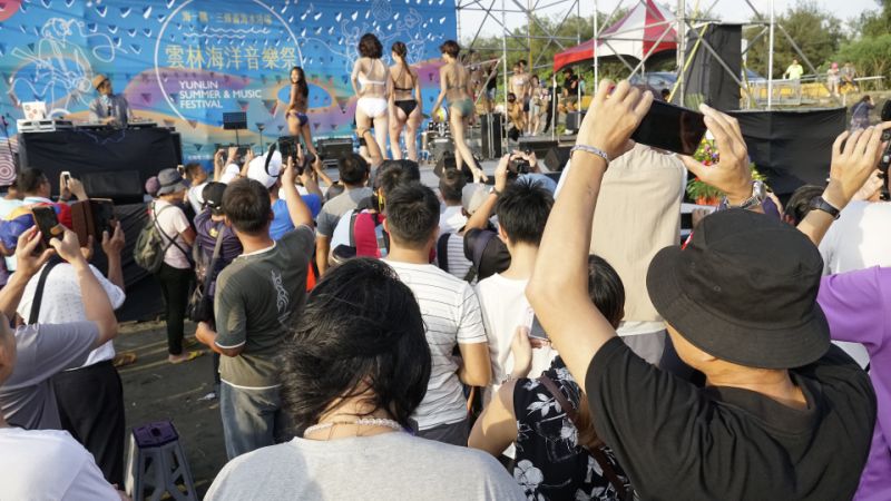 云林海洋走秀视频,云林海洋音乐祭泳装秀