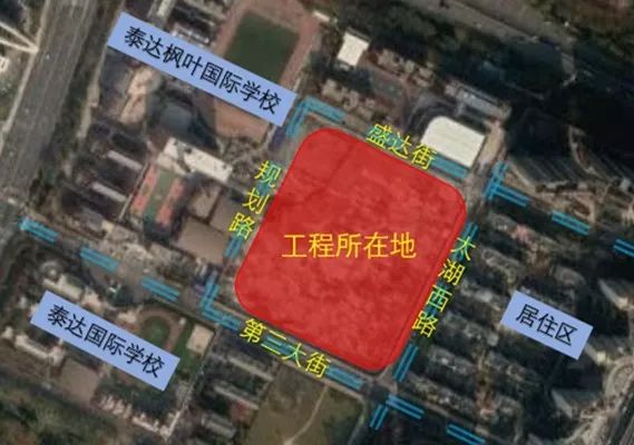 泰达实验西校区,泰达实验学校西校区平面图