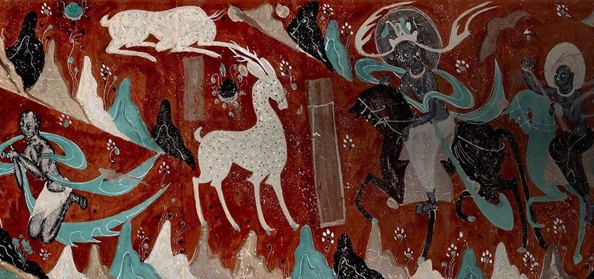 敦煌有飞天九色鹿还有什么,敦煌九色鹿属于传统图案吗