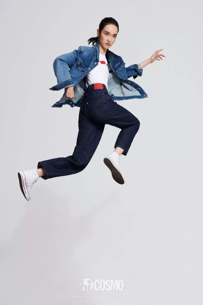 牛仔外套怎么搭配显瘦,落肩牛仔外套显人胖还是显瘦