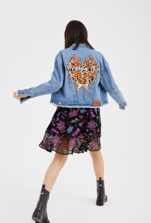 牛仔外套怎么搭配显瘦,落肩牛仔外套显人胖还是显瘦